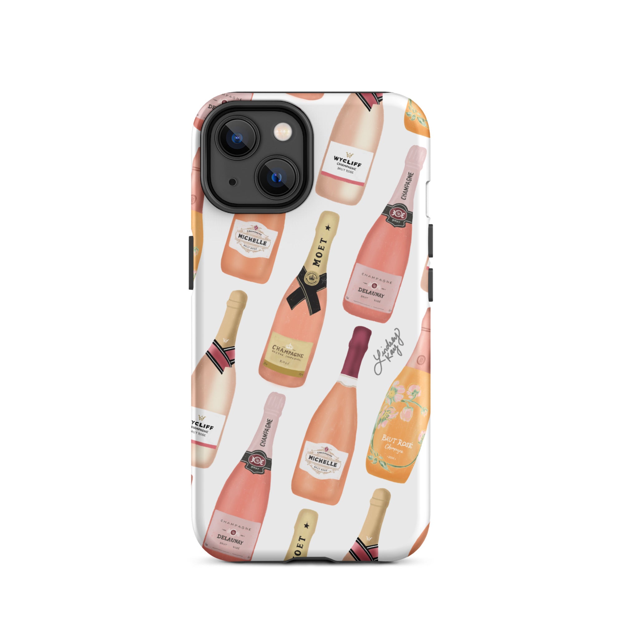 Bouteilles de Champagne Rose - Coque rigide pour iPhone®